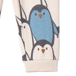 Set van 3 fleece joggings met pinguïnmotief voor babyjongens