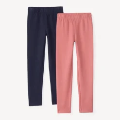 Set van 2 fleeceleggings meisjes