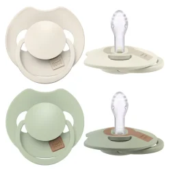 Set van 2 Fopspenen dynamique 0/6M Prime Kokosnoot/Pistache