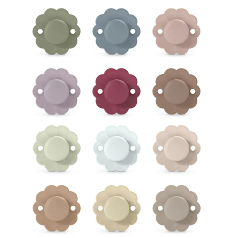 Set van 2 fopspenen 0/6m omkeerbaar SXPRO Wonder Soft Groen/Beige