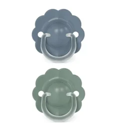 Set van 2 Fopspenen silicone 0-6m SX Pro Wonder SFT Blue/DP Blue