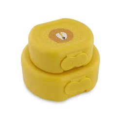 Set van 2 gele nestbare lunchboxen Mr. Lion