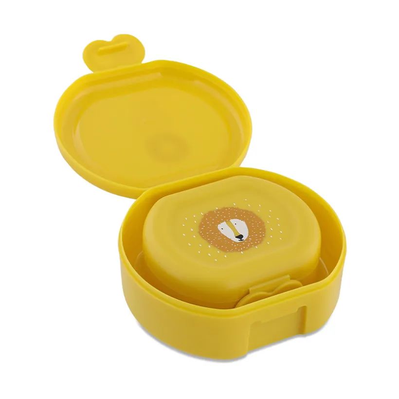 Set van 2 gele nestbare lunchboxen Mr. Lion