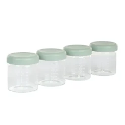 Set van 4 glazen bewaarpotten - 220 ml