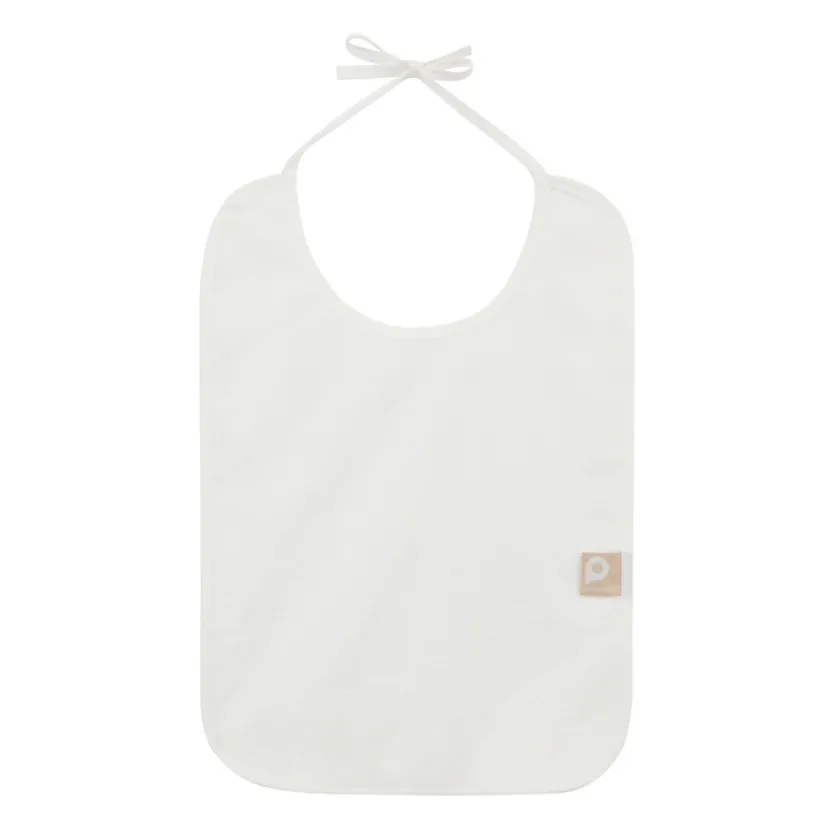 Set van 7 grote slabbetjes - Beige