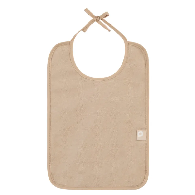 Set van 7 grote slabbetjes - Beige