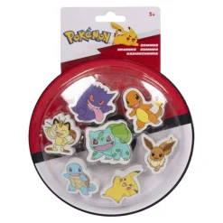 Set van 7 gummetjes Pokémon