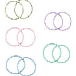 Set van 6 haarspeldjes + 10 elastiekjes meisjes