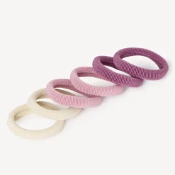 Set van 6 haarspeldjes en klemmetjes met 6 elastiekjes meisjes