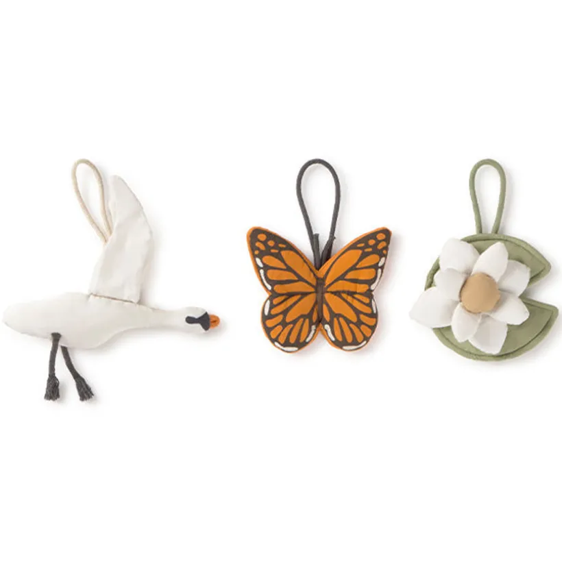 Set van 3 hangende rammelaars Swan