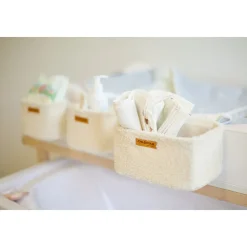 Set van 3 hangmanden om te bevestigen Teddy ecru