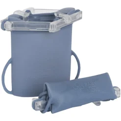 Set van 2 Herbruikbaar Bewaarzakken Yummy Bag 230ML Denim