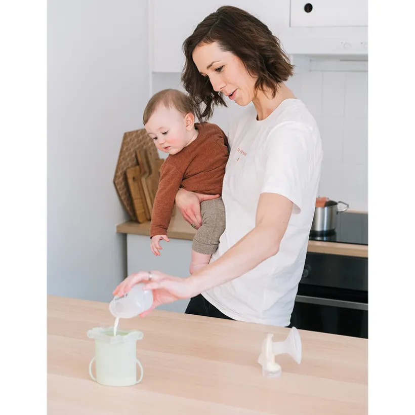 Set van 2 Herbruikbaar Bewaarzakken Yummy Bag 230ML Denim