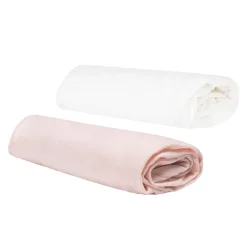 Set van 2 hoeslakens voor co-sleeper - 50x90 cm
