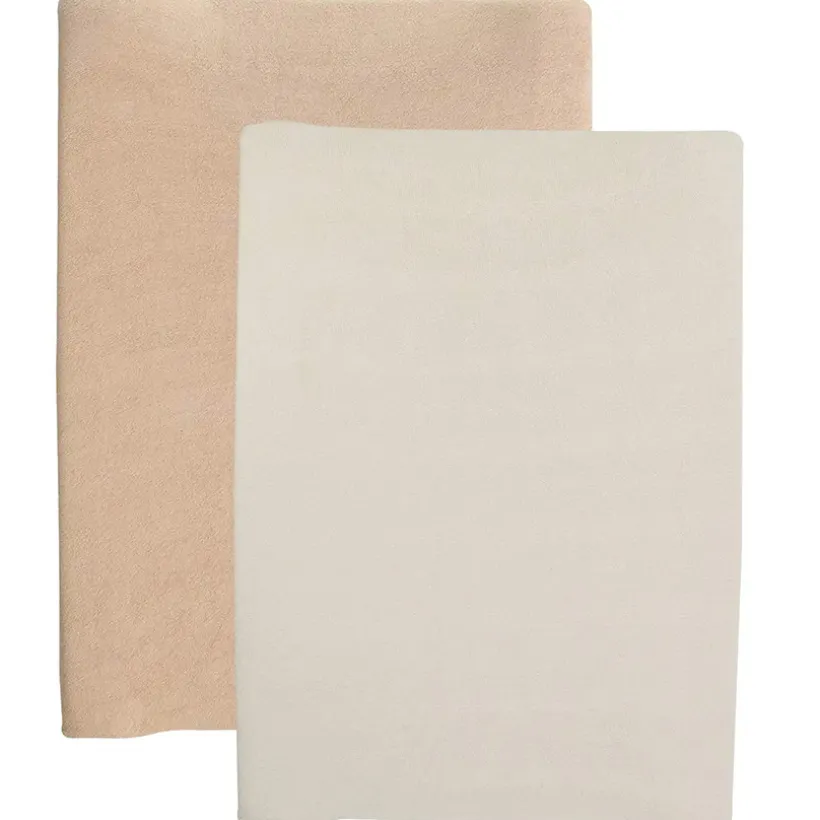 Set van 2 hoezen voor luierkussen - Zand/Caramel - 50x70 cm