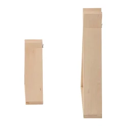 Set van 2 houten wandplanken in tipi-vorm van Combelle