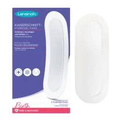 Set van 2 hydrogelpatches voor keizersnede met verkoelend effect