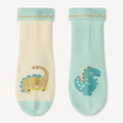 Set van 3 jongens baby sokken met boucles