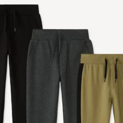 Set van 3 jongens joggingsbroeken van fleece