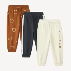 Set van 3 jongens joggingsbroeken met een fancy motief