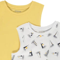 Set van 2 jongens tanktops in jersey