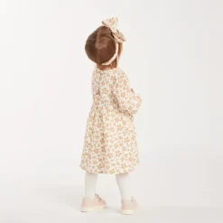 Set van jurk en haarband voor babymeisjes met luipaardprint