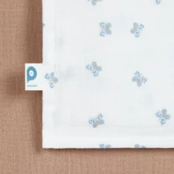 Set van 3 katoenen gaze luiers - Tiny Flowers