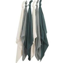 Set van 6 katoenen luiers 70 x 70 cm