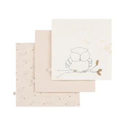 Set van 3 katoenen mousseline doeken 