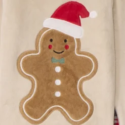 Set van kerstpyjama van sherpa en flanel jongens