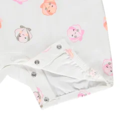 Set van 2 korte jumpsuits met schelpenmotief voor meisjes