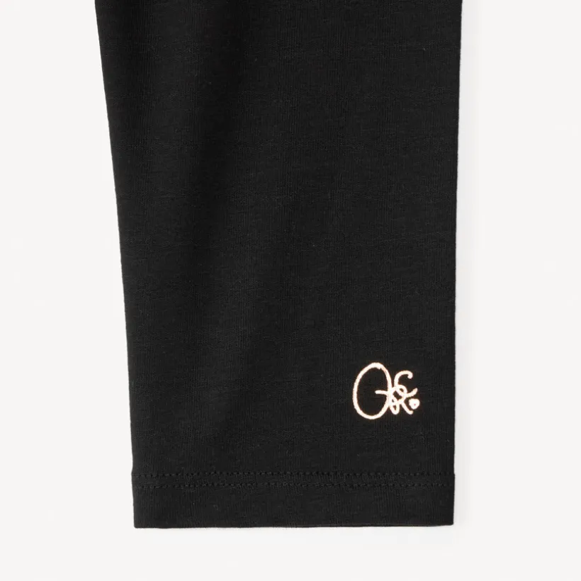 Set van 2 korte leggings met logo-print meisjes