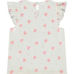 Set van korte mouwen fantasie t-shirts voor baby meisjes
