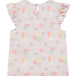 Set van korte mouwen fantasie t-shirts voor baby meisjes