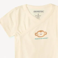 Set van 7 korte mouwen jungleprint rompers voor babyjongens (verschillende openingen afhankelijk van de leeftijd)