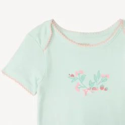 Set van 5 korte mouwen rompertjes met een trendy ontwerp meisjes.