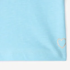 Set van 3 korte mouwen t-shirts met hartprint meisjes