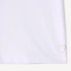 Set van 3 korte mouwen t-shirts met hartprint meisjes