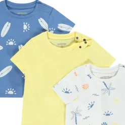 Set van 3 korte mouwen t-shirts met print voor jongen