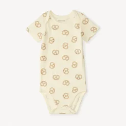 Set van 3 korte mouw rompertjes ontbijt voor baby meisjes