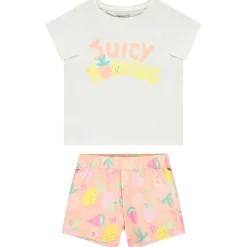 Set van korte pyjama met fruitmotieven voor meisjes