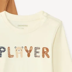 Set van 3 langarm t-shirts voor babyjongens