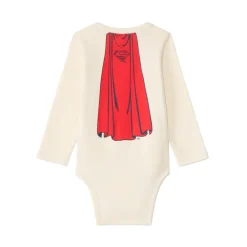 Set van 3 lange mouwen bodies Superman voor babyjongens met verschillende sluitingen volgens leeftijd