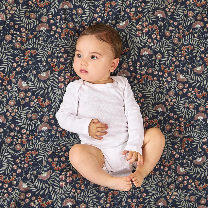 Set van 5 lange mouwen bodies wit voor baby