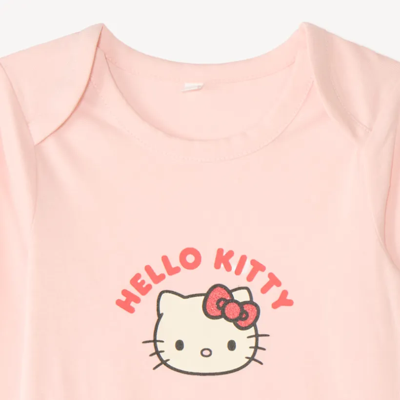 Set van 3 lange mouw rompertjes voor babymeisjes Hello Kitty