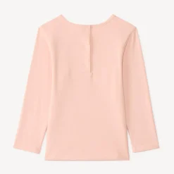 Set van 3 lange mouw t-shirts voor babymeisjes, effen en bedrukt