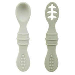 Set van 2 leerlepels Miamix - Groen