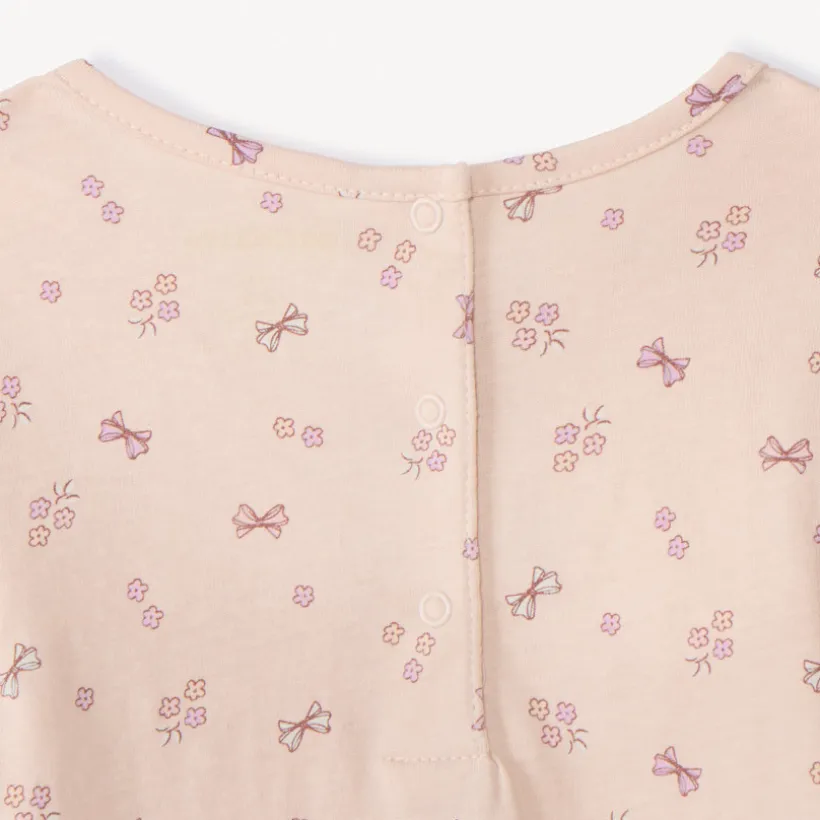 Set van 2 longsleeve fantasie T-shirts voor babymeisjes