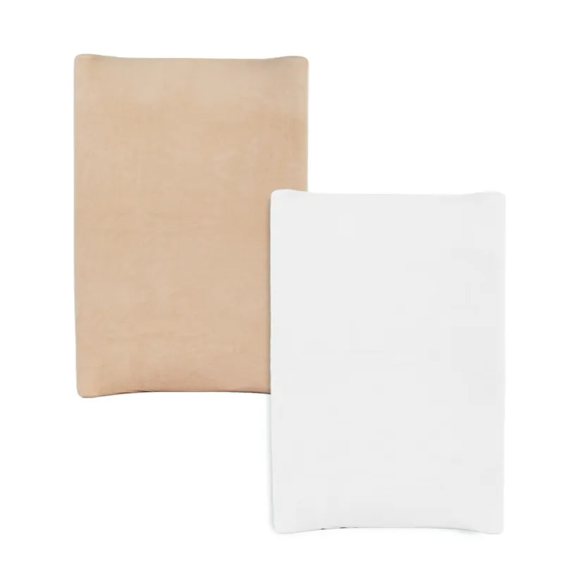 Set van 2 luiertafelhoezen - 70 x 50 cm