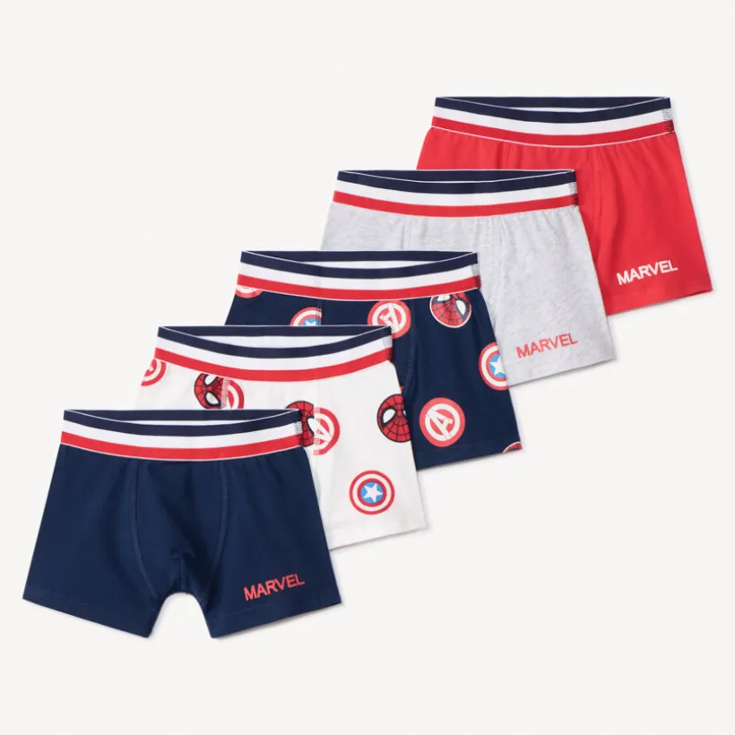 Set van 5 Marvel Avengers boxershorts jongens